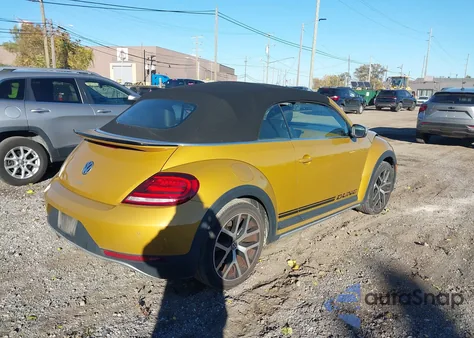 2017 Volkswagen Beetle 1.8T Dune z USA, uszkodzony, nr VIN 3VWT17AT5HM800164
